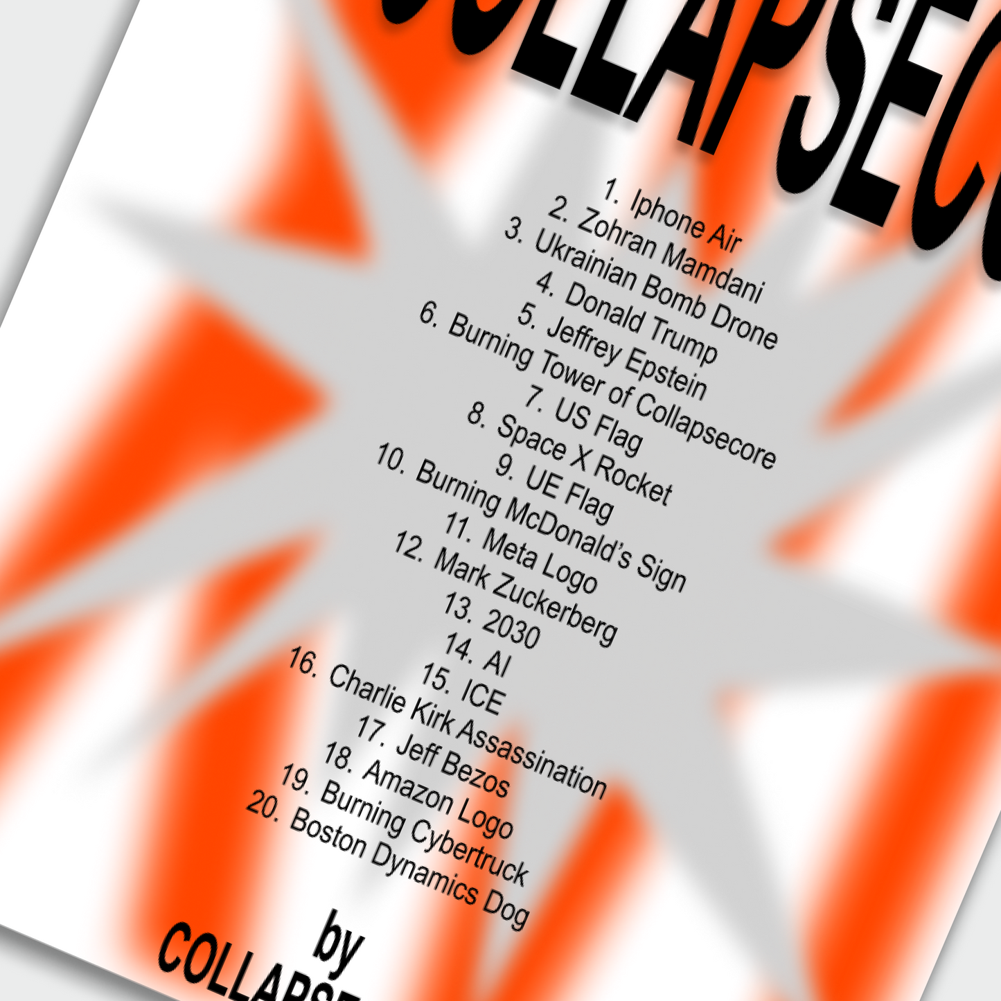 THE TOWER OF COLLAPSECORE POSTERS