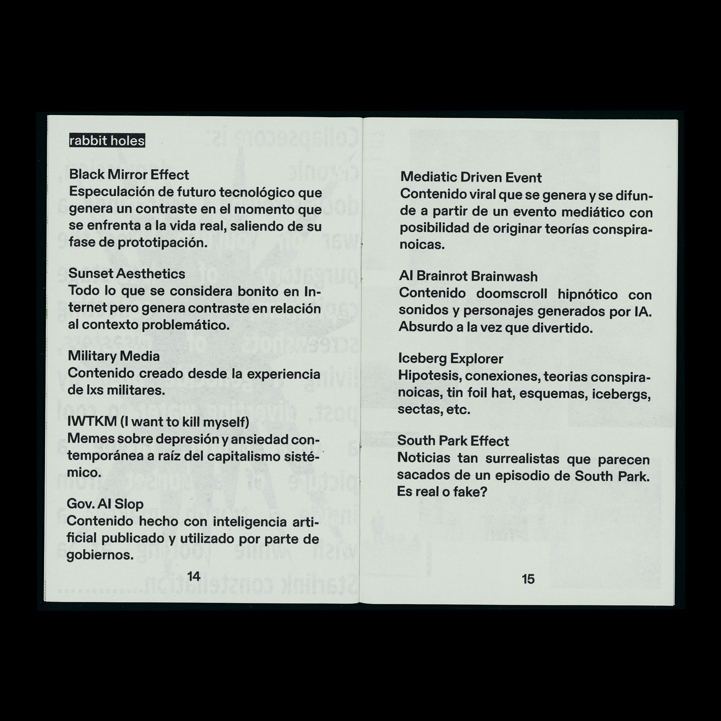 COLLAPSECORE vol. 0 - RABBIT HOLES AND SUNSETS ZINE