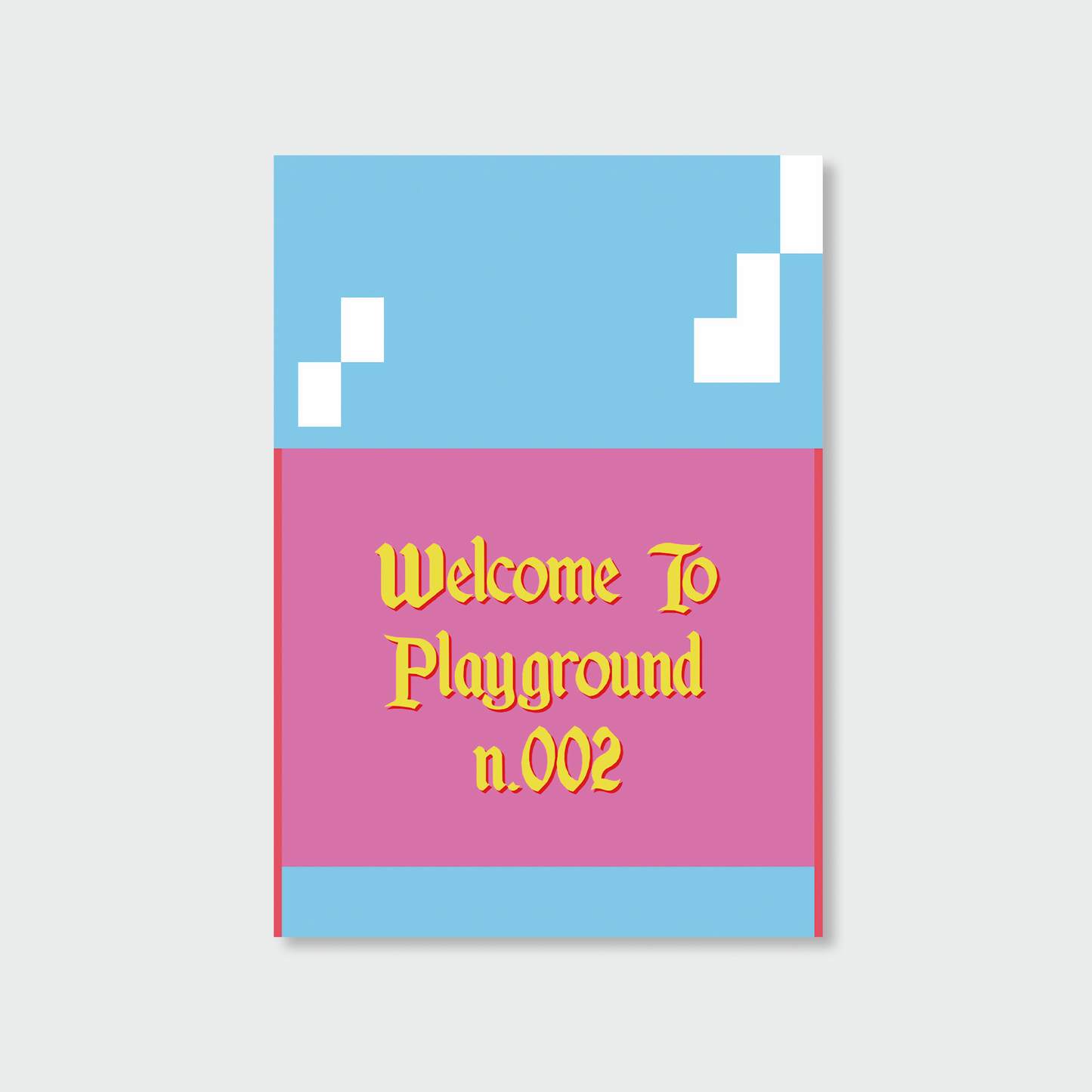 PLAYGROUND 002 - ZINE POSTER