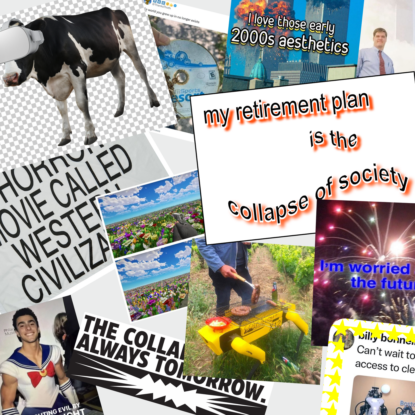 COLLAPSE-CORE STICKERS