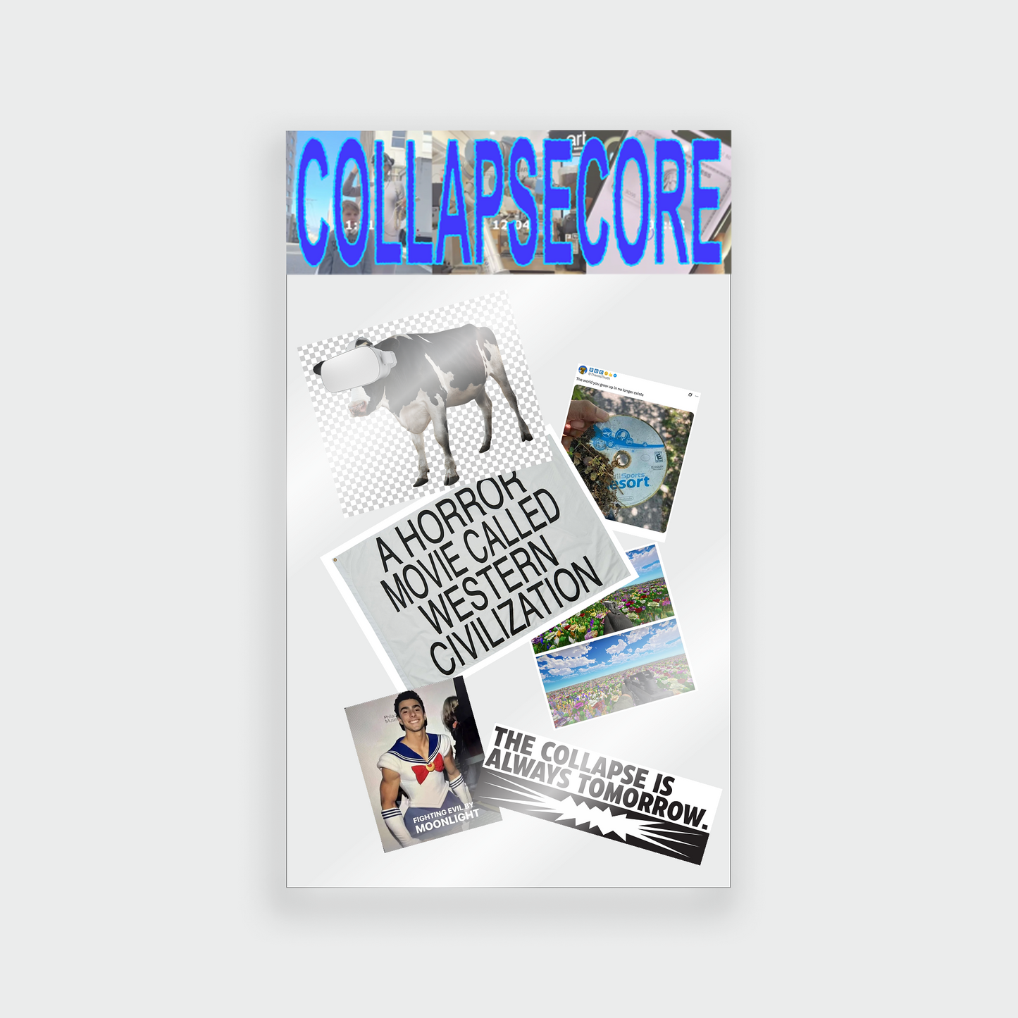 COLLAPSE-CORE STICKERS