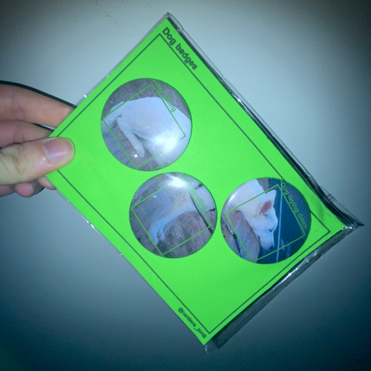 DOG IMAGE RECOGNITION PIN SET