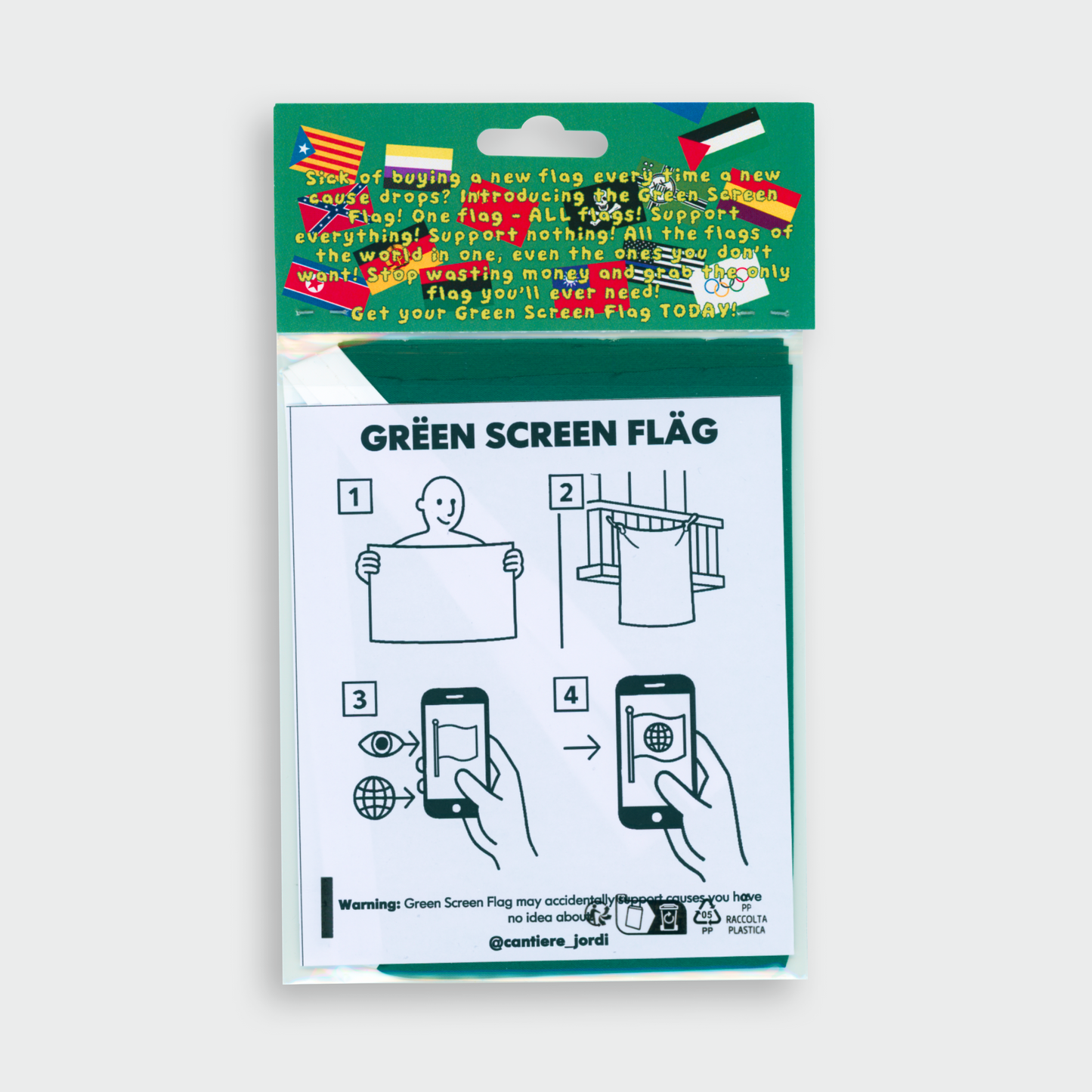 GREEN SCREEN FLAG