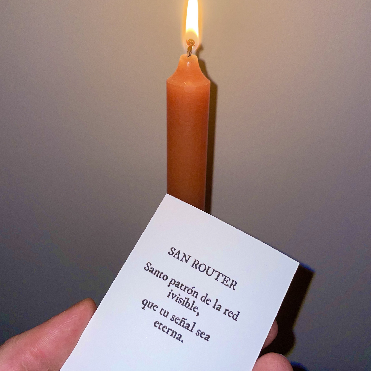 SAN ROUTER HOLY CARD
