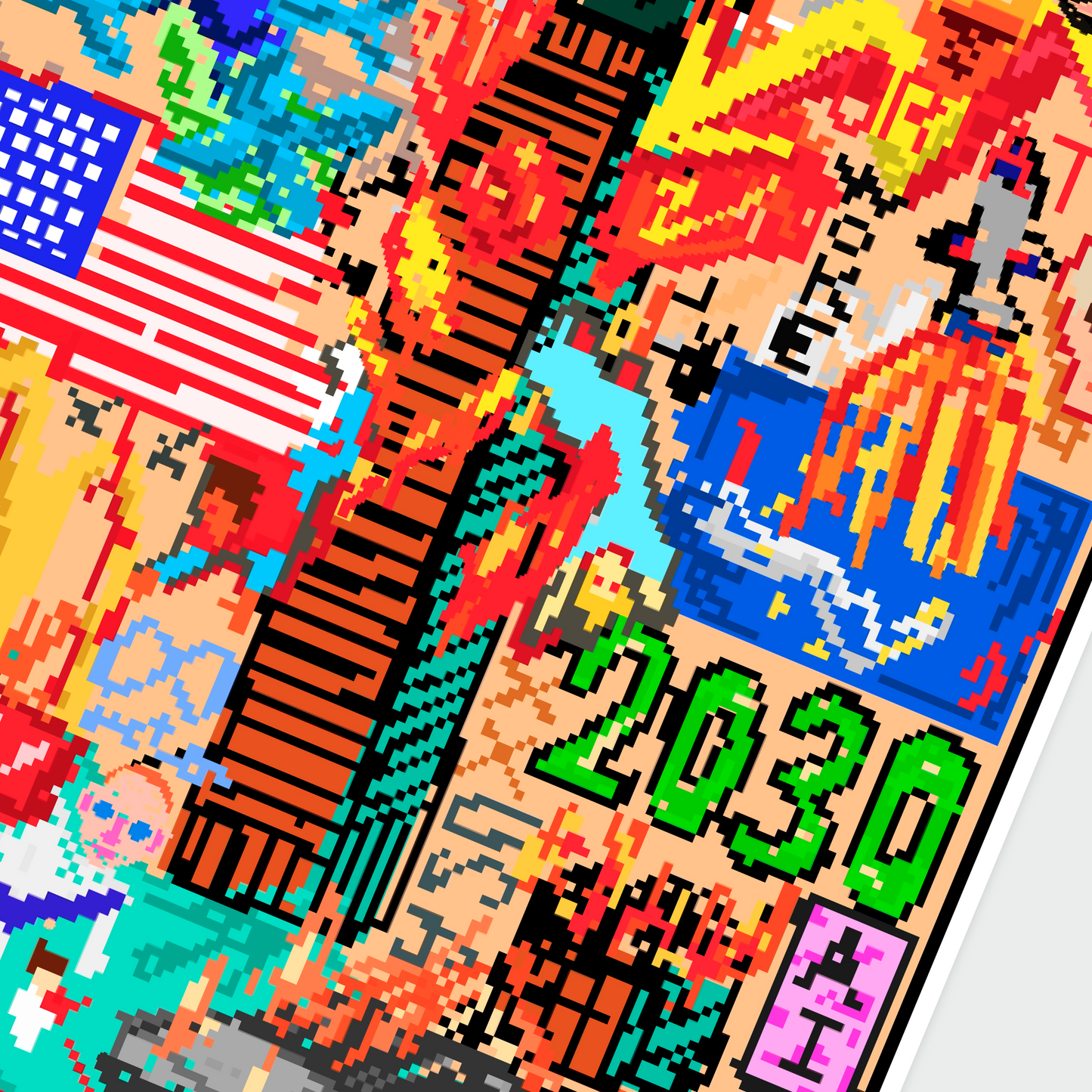 THE TOWER OF COLLAPSECORE POSTERS